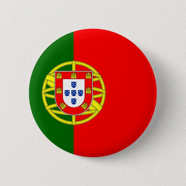 Bóton Redondo 5.08cm Bandeira Portuguesa (Frente)