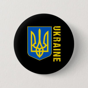 Bóton Redondo 5.08cm Bandeira Presente Ucrânia Ukraini Kiev Ucraniano U