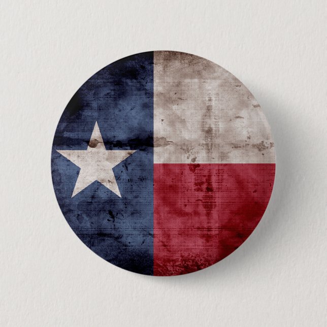 Bóton Redondo 5.08cm Bandeira velha de Texas (Frente)