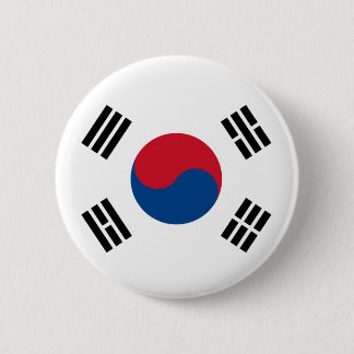 Bóton Redondo 5.08cm Bandera de Corea del Sur