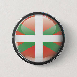 Bóton Redondo 5.08cm Bandera y escudo de Euskadi