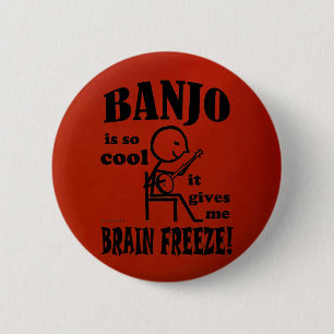 Bóton Redondo 5.08cm Banjo, Congelamento Cerebral
