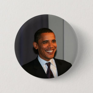 Bóton Redondo 5.08cm Barack Obama