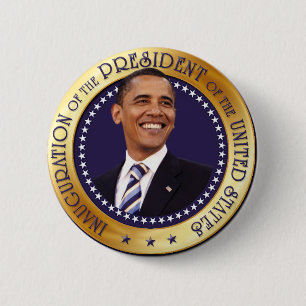 Bóton Redondo 5.08cm Barack Obama