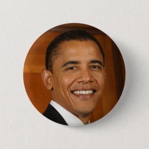 Bóton Redondo 5.08cm Barack Obama
