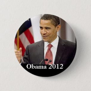Bóton Redondo 5.08cm Barack Obama 2012