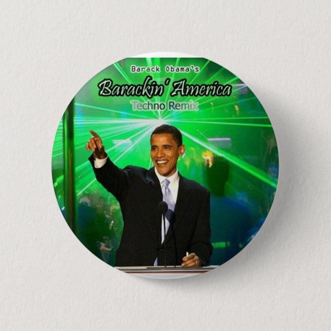 Bóton Redondo 5.08cm barackin América (Frente)