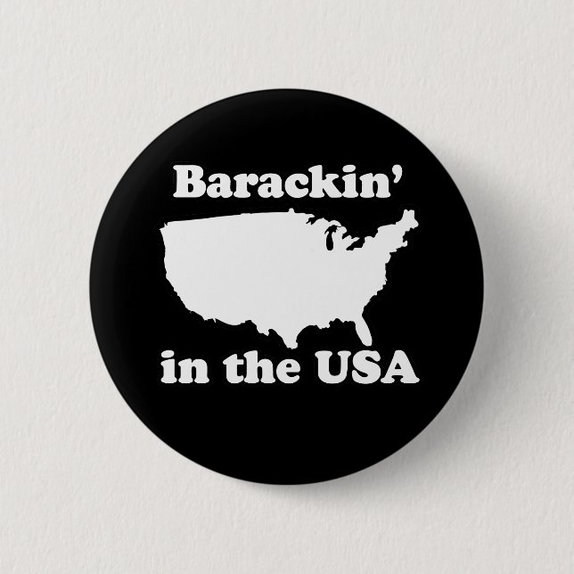 BÓTON REDONDO 5.08CM BARACKIN' USA (Frente)
