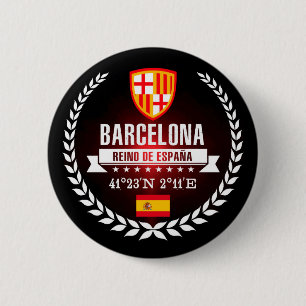 Bóton Redondo 5.08cm Barcelona