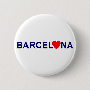 Bóton Redondo 5.08cm Barcelona love