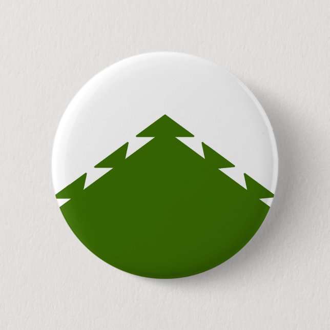 Bóton Redondo 5.08cm Barônia de Crachá da Populace de Rowany (Frente)