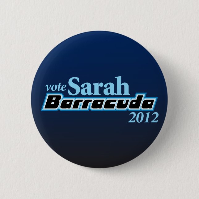 Bóton Redondo 5.08cm Barracuda 2012 de Sarah (Frente)