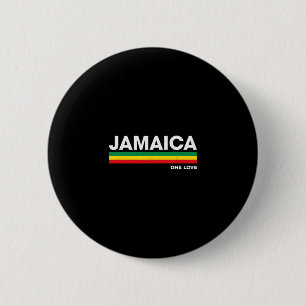 Bóton Redondo 5.08cm Barras de Cores Reggae Retrô Jamaica Férias Jamaic