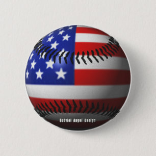 Bóton Redondo 5.08cm Basebol americano