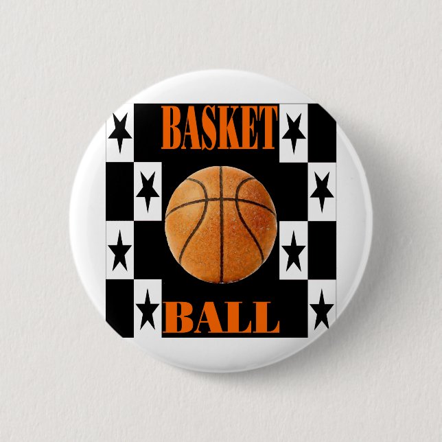 Bóton Redondo 5.08cm Basquetebol (Frente)