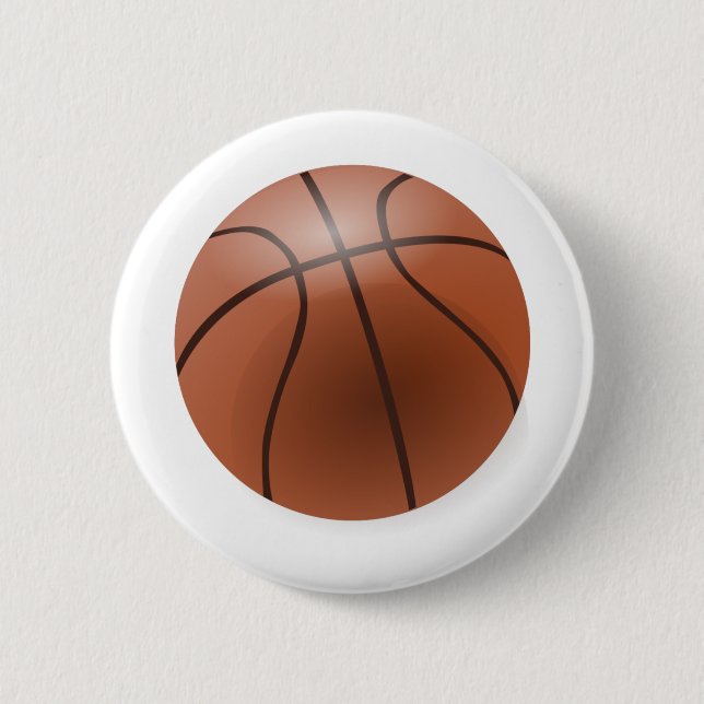 Bóton Redondo 5.08cm Basquetebol (Frente)