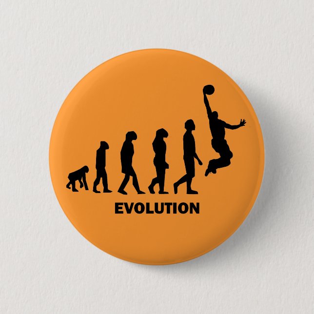 Bóton Redondo 5.08cm Basquetebol engraçado (Frente)