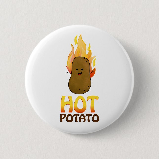Bóton Redondo 5.08cm Batata quente (Frente)