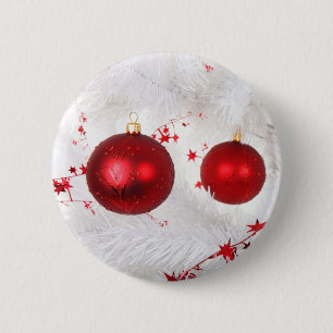 Bóton Redondo 5.08cm Baubles de Natal