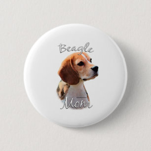Bóton Redondo 5.08cm Beagle Mãe 2