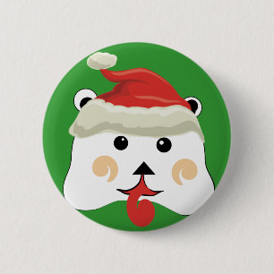 Bóton Redondo 5.08cm Bear Natal