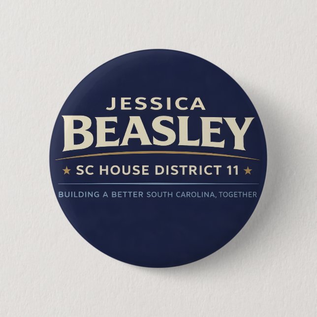 Bóton Redondo 5.08cm Beasley For SC House 11 (Frente)
