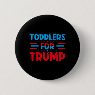 Bóton Redondo 5.08cm Bebês Para Trump Kids Trump 2024