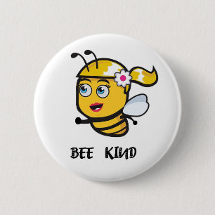 BÓTON REDONDO 5.08CM BEE    KINDBEE