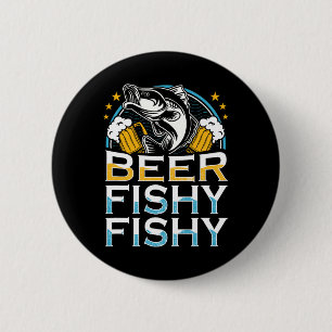 Bóton Redondo 5.08cm Beer Fishy Fishy Pesca Pão Pescador Ret