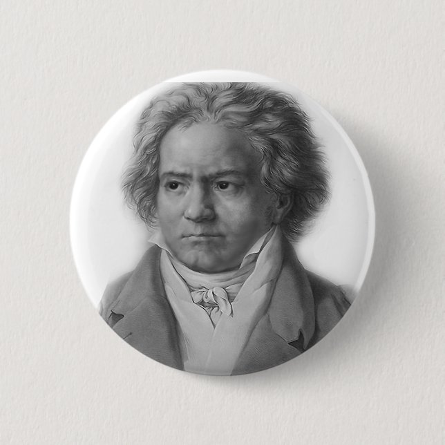 Bóton Redondo 5.08cm Beethoven (Frente)