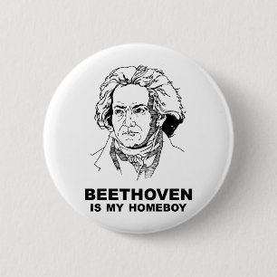 Bóton Redondo 5.08cm Beethoven