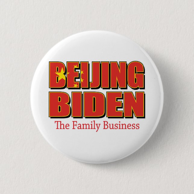 Bóton Redondo 5.08cm Beijing-Biden-The-Family-Business (Frente)