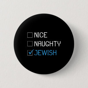Bóton Redondo 5.08cm Bela Piada judia judaica Hanukkah Hannukah Gi