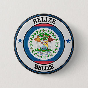 Bóton Redondo 5.08cm Belize Round Emblem