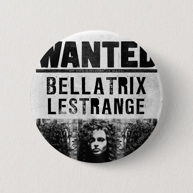 Bóton Redondo 5.08cm Bellatrix Lestrange Poster (Frente)