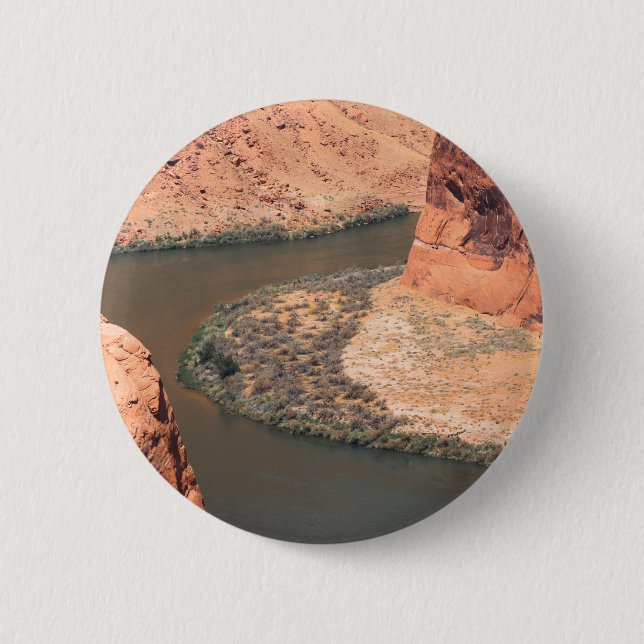 Bóton Redondo 5.08cm Bem Aqui  (Frente)