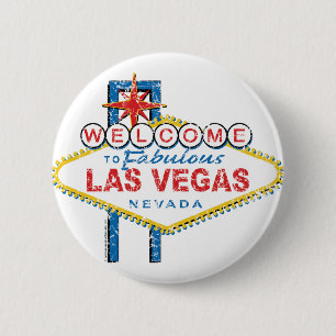 Bóton Redondo 5.08cm Bem-vindo a Fabulosa Las Vegas
