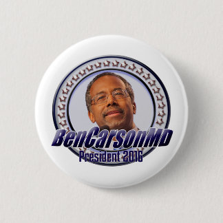 Bóton Redondo 5.08cm Ben Carson para o presidente Botão