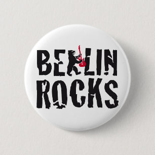 Bóton Redondo 5.08cm Berlim rocks