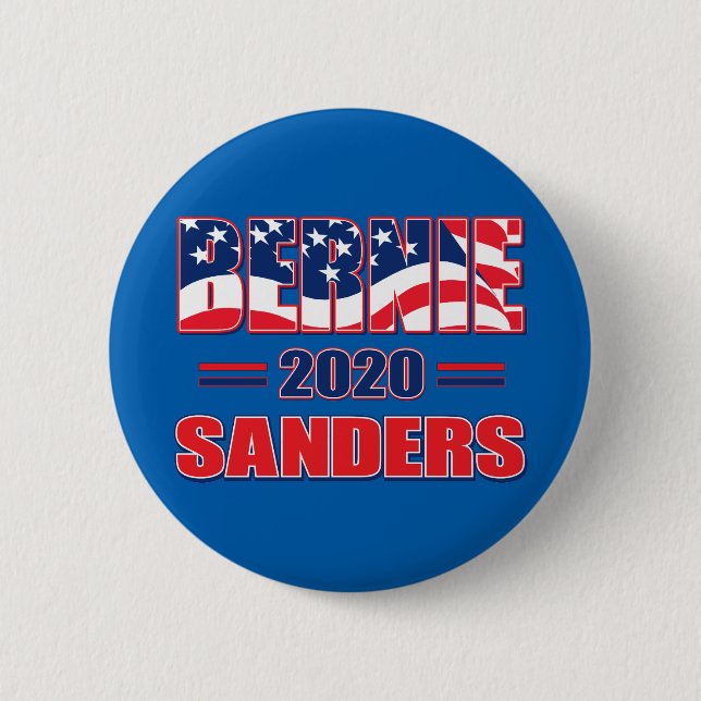 Bóton Redondo 5.08cm Bernie-Sanders-2020 (Frente)