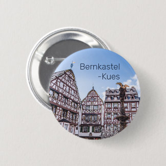 Bóton Redondo 5.08cm Bernkastel-Kues Facadas Históricas Alemanha Souven