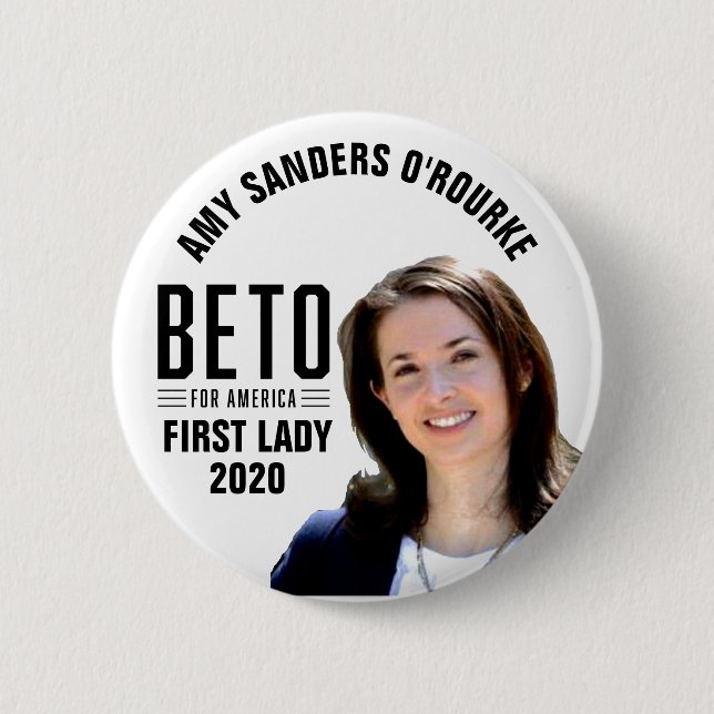 Bóton Redondo 5.08cm BETO 2020: Amy for Frist Lady (Frente)