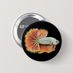 Bóton Redondo 5.08cm Betta Fish Button