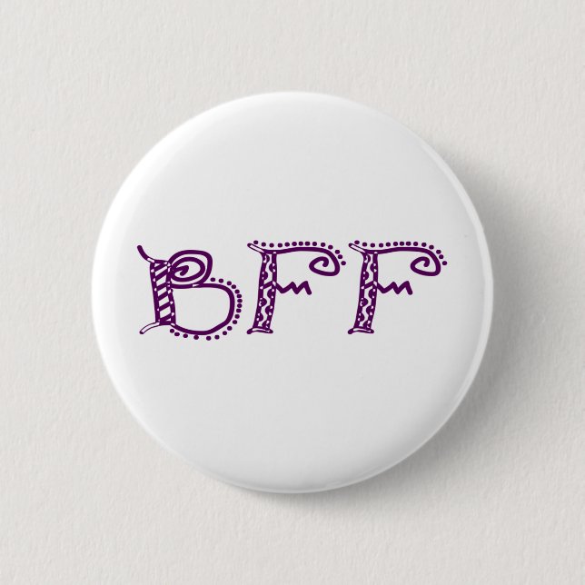 Bóton Redondo 5.08cm Bff (Frente)
