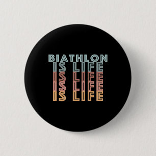 Bóton Redondo 5.08cm Biathlon é uma palavra de cores retrógrada da vida