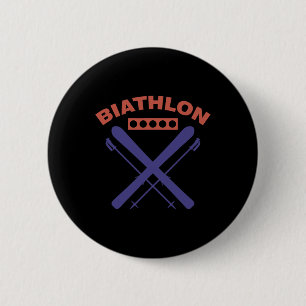 Bóton Redondo 5.08cm Biathlon Ski Skier Winter Sports Cross-country Ski