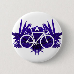 Bóton Redondo 5.08cm Bicicleta da trilha na violeta