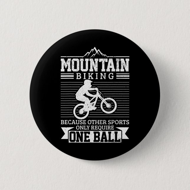 Bóton Redondo 5.08cm Bicicleta de Montanha Mtb Downhill Freeride Ciclis (Frente)