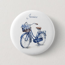Bicicleta Floral Azul Delft Personalizada