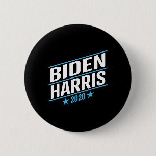 Bóton Redondo 5.08cm Biden 2020 E Kamala Harris No Um Bilhete 2